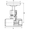 Stainless steel needle valve | KP-560